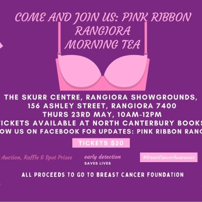 Pink Ribbon Rangiora Morning Tea Fundraiser