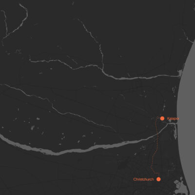 Christchurch to Kaiapoi