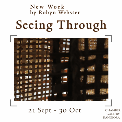New Works by Robyn Webster, Seeing Through