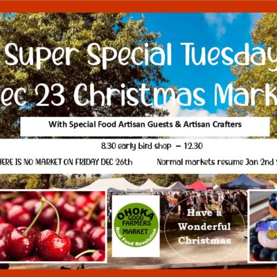 Ohoka Farmers & Artisan Special Christmas Market
