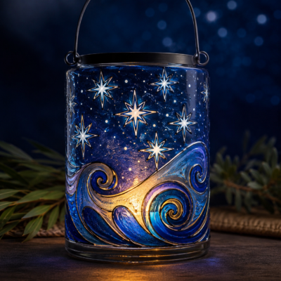 Glass Lantern Painting at Oxford Gallery